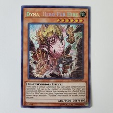 Dyna, Hero Fur Hire - DASA-EN021 - CASI NUEVO/VLP - Secreto Raro - Ilimitado - Yugioh