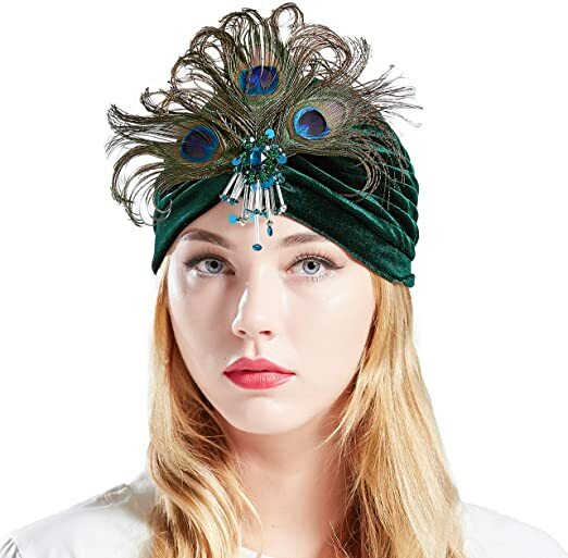 1920s turban hat