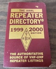ARRL Repeater Directory 1999/ 2000 Old Vintage Ham Radio VHF 2 Way Book