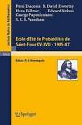 Ecole d'Ete de Probabilites de Saint-Flour XV-XVII, 1985-87 by Edward Nelson, Laurent Saloff-Coste, George Papanicolaou, Persi Diaconis, Srinivasa R. S. Varadhan, David Elworthy, Hans Follmer (Paperback, 1988)