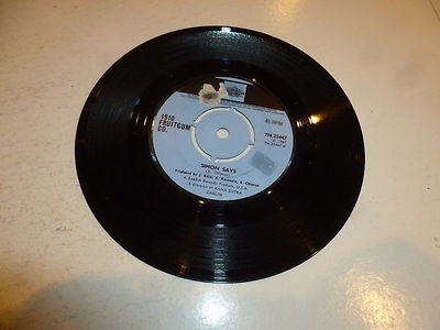 1910 FRUITGUM COMPANY - Simon Says - 1967 UK 2-track 7'' Single
