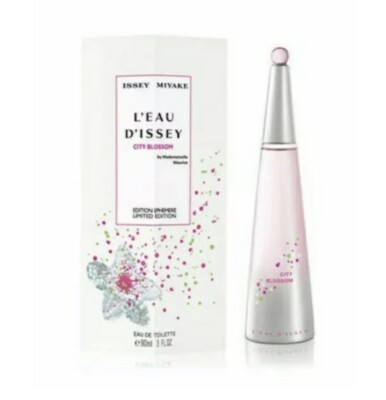 L  Eau D Issey City Blossom Issey Miyake 3oz/90mL EDT Limited Edition