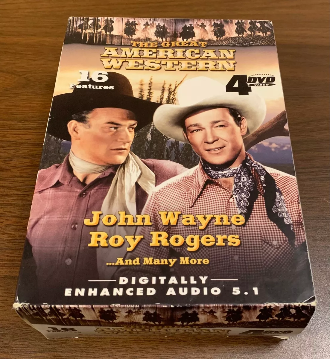 The Great American Western - John Wayne, Roy Rogers, 4 DVD Set -16 films  total