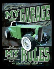 My (Our) Garage My (Wifes) Rules Who's Foolin' Who? -MAGNET