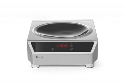Induktionswok Modell 3500, HENDI, Profi Line, Induktionskocher, 230V/3500W, 340x