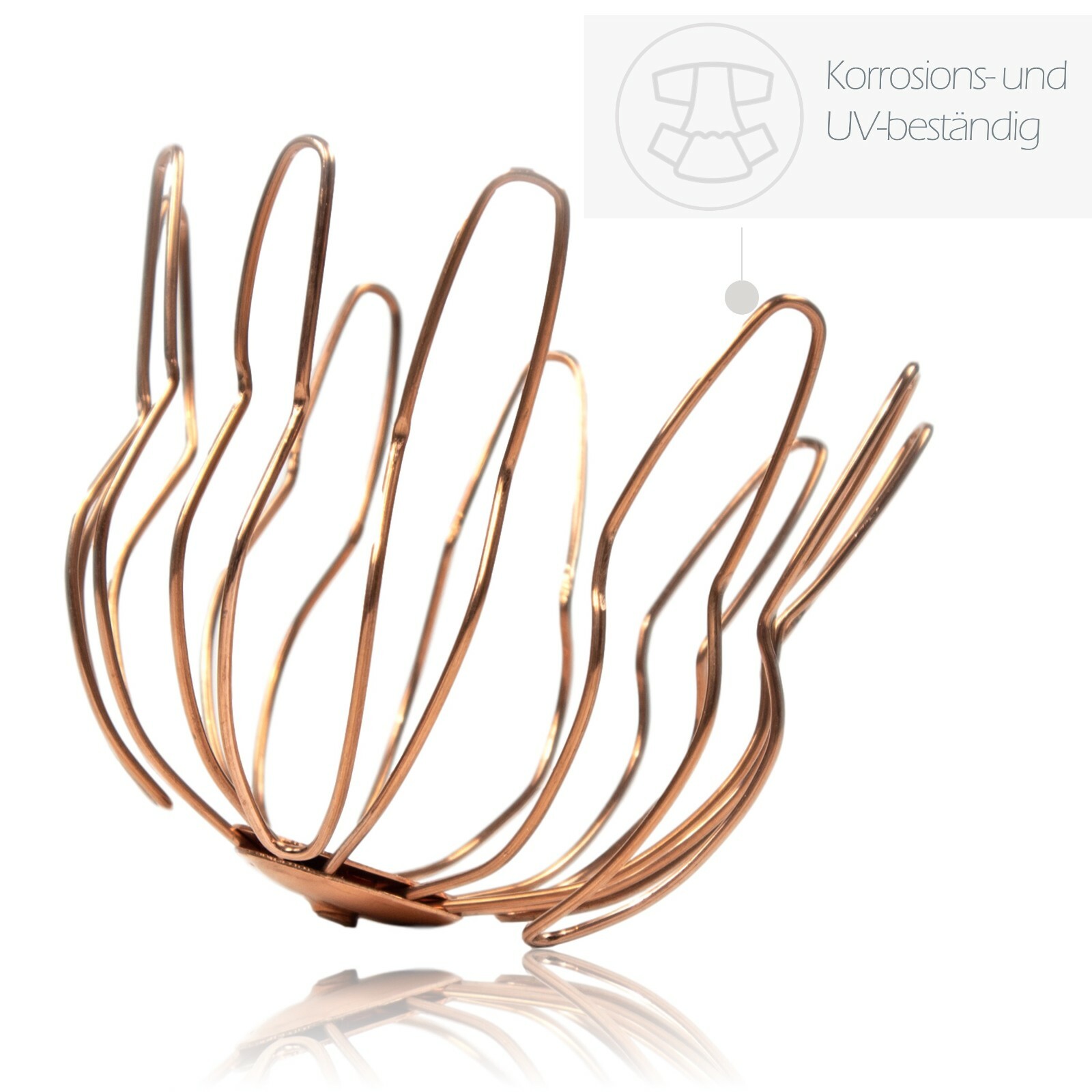 Laubfang Rinnensieb Kupfer 100mm - Laubschutz Für Dachrinnen Ablaufstutzen