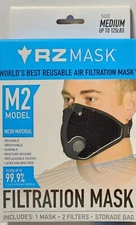RZ M2 Multi-Purpose Air Filtration Mask - MEDIUM, LARGE or X-LARGE - Pick One!