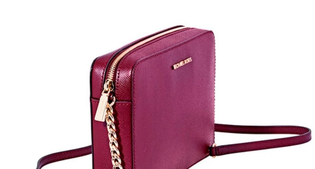 Michael kors jet set crossbody best sale oxblood