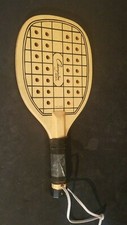 Vintage Wooden Wood Beach Tennis Raquet Paddle Champion Raquet PBR-6