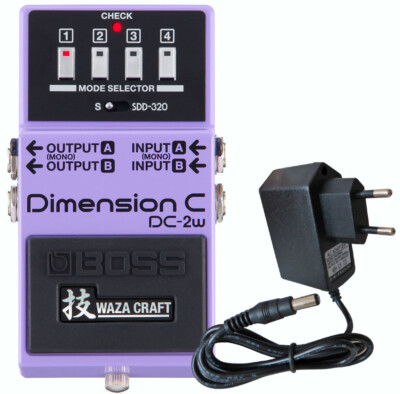 Boss DC-2w Dimension C Waza Effektpedal + keepdrum Netzteil