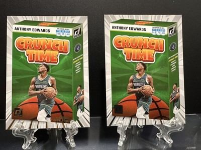 2023-24 Donruss Anthony Edwards Crunch Time Press Proof Gold #4 + Base #4