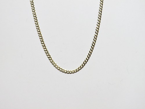 L@@K Beautiful Solid 14K Yellow Gold Curb Cuban Chain Necklace 18.75" unisex - Picture 2 of 12