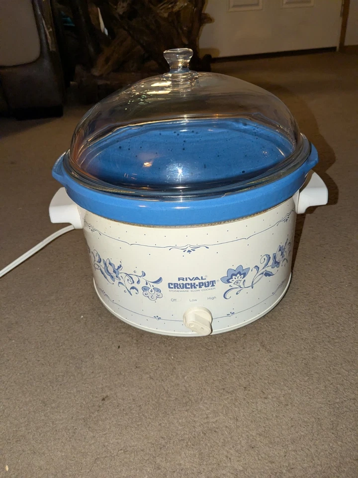 Rival Crock Pot Stoneware Slow Cooker Removable Stoneware Model 3154/3  USA Made - Image 2 of 4