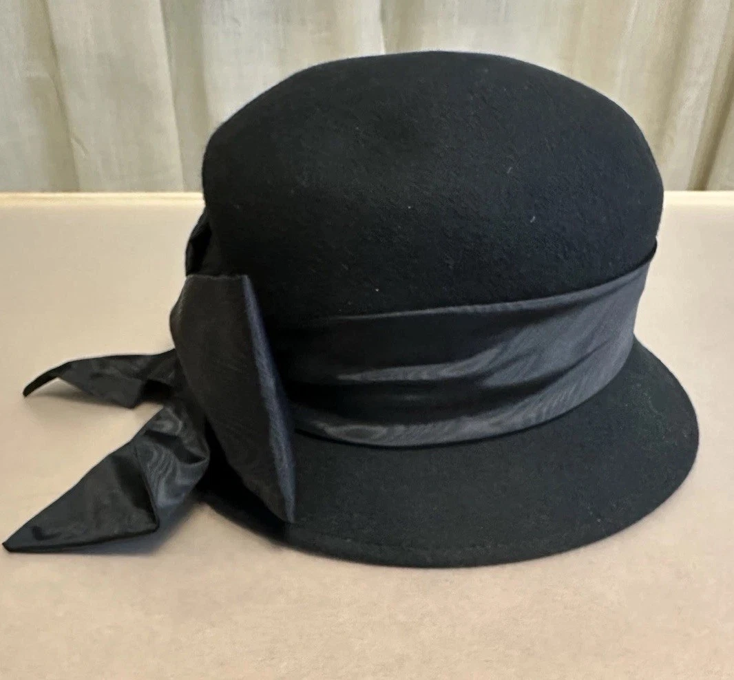 Black Vintage Hats for Women 7 1/2 Size for sale | eBay display picture 1