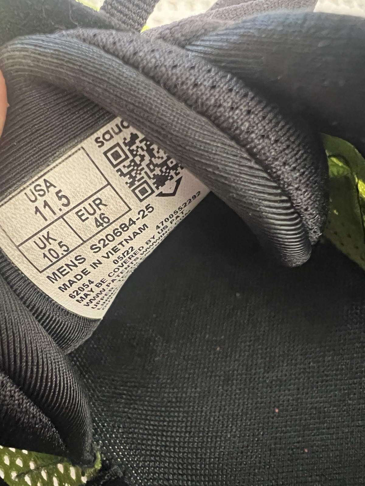 Saucony Guide PWRRUN Men's Running Shoes Yellow Black Blue US Size 11.5 Athletic thumbnail 8