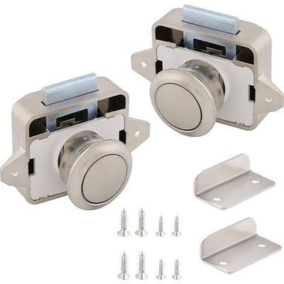 Cabinet Push Button Lock Schlüsselloses Druckschloss Metall Kunststoff
