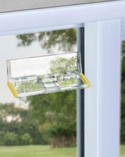 Upgrade Sliding Glass Door Lock 2 Pack - 3.25"  2"  0.35", Transparent