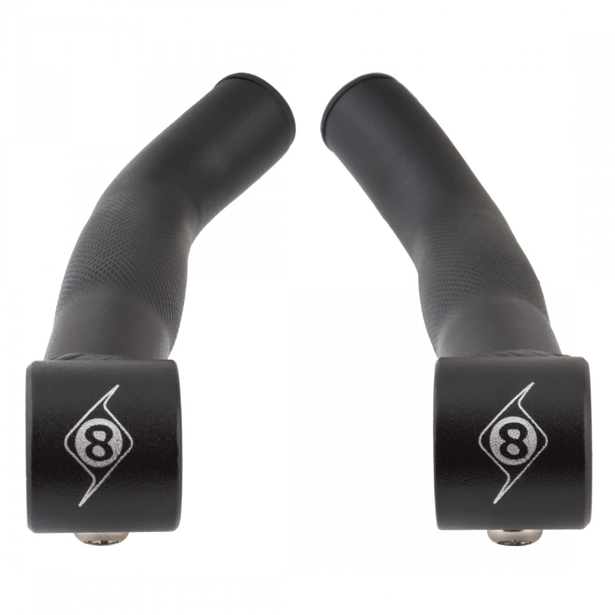Origin8 Comp-Lite Short Alloy Bar Ends with Forged Clamp - Lightweight Cycling 3990₽