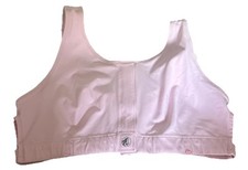 Masthead Elizabeth Pink Surgical Bra Size Medium Front Closure Adjustable Straps