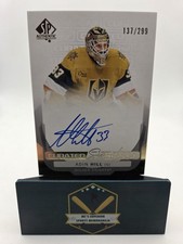 Adin Hill 2024-25 SP Authentic Curated Signatures Autographed Card 137/299