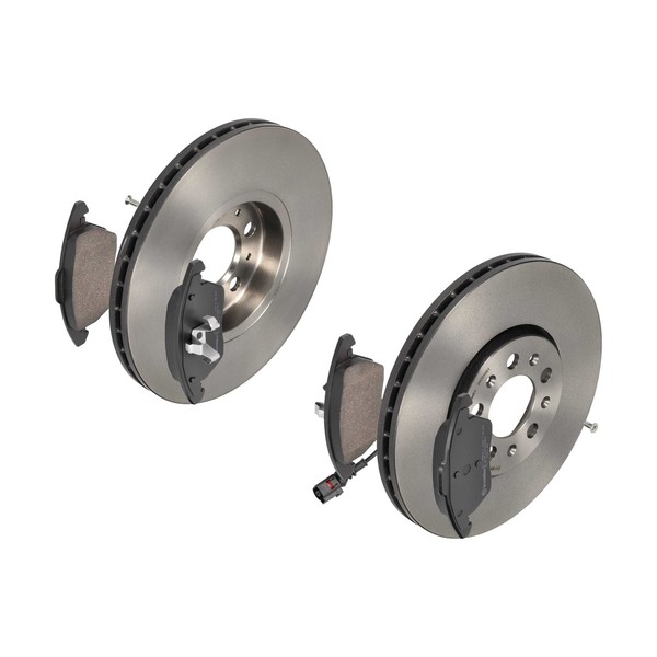 Brembo Bremsscheiben Coated + BeläGe Vorne FüR Skoda Fabia 2 545 Vw Polo-image