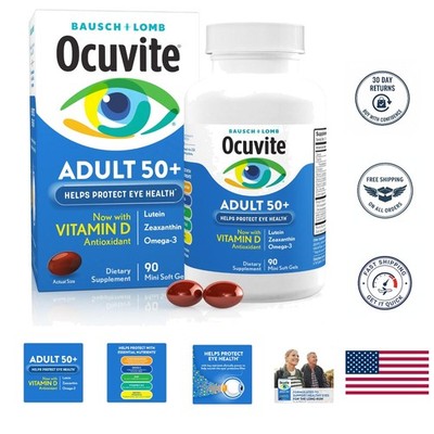 50+ Eye Vitamins with Lutein, Omega-3 & Zinc   Advanced Ocular Health Formula