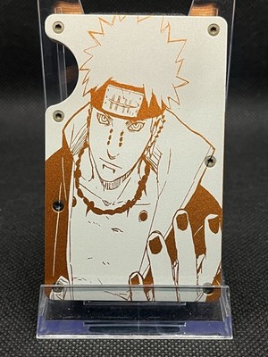Pain Naruto Shippuden Metal Minimalist Wallet Card Case
