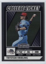 2022 Panini Elite Extra Edition College Tickets Optic Trystan Vrieling 0g4