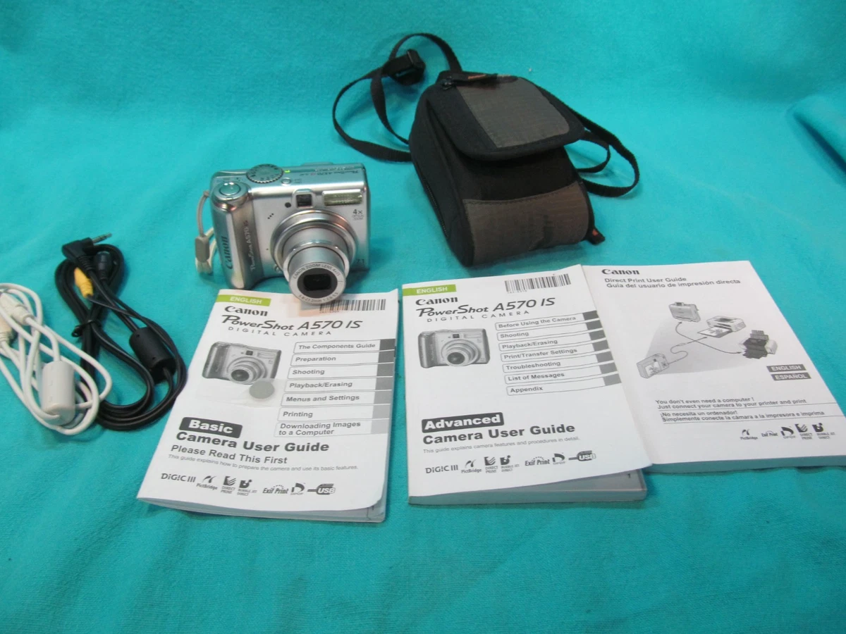 Canon PowerShot A570 IS Digital Cameras for sale | eBay