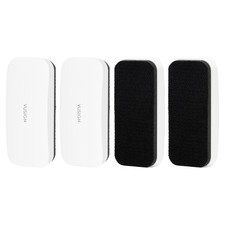 Magnetic Dry Erase White Board Eraser- 4 Pack, Glass Whiteboard Eraser for Dr...