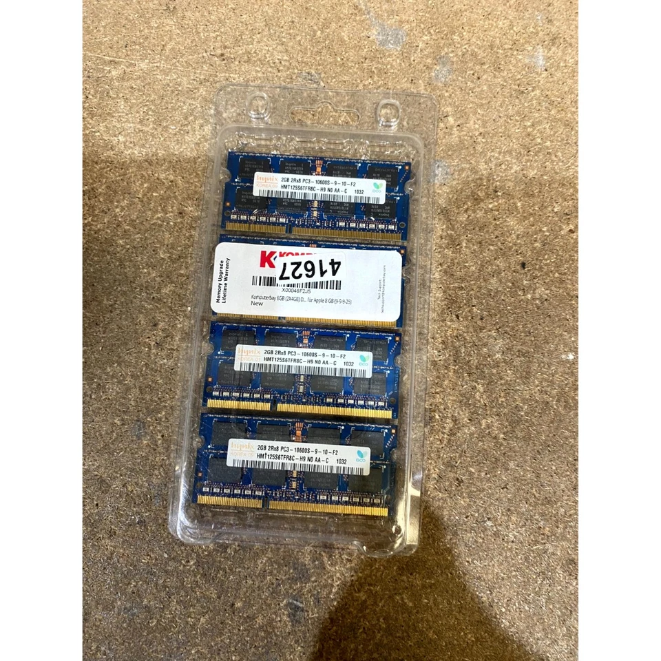 Lot of 4 Hynix HMT125S6TFR8C-H9 SO-DIMM DDR3 RAM (4 x 2GB) PC3-10600S 1333Mhz - Image 2 of 4