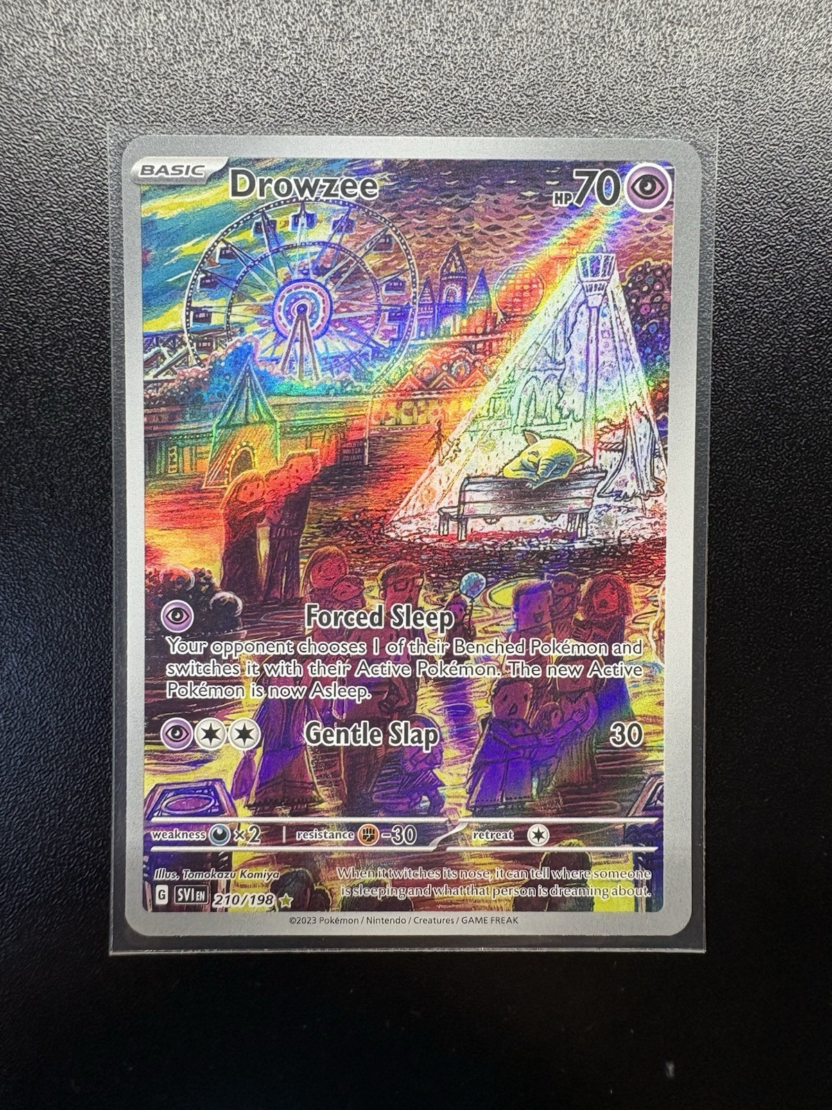 Drowzee - 210/198 Scarlet & Violet Illustration Rare Pokemon - NM