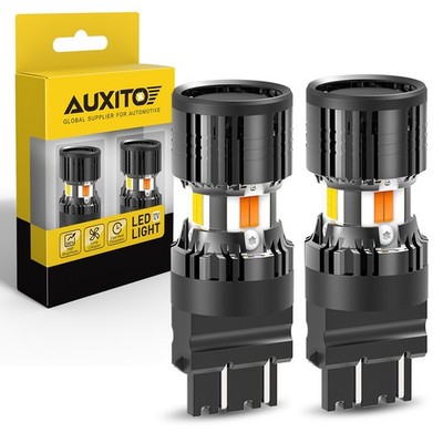 AUXITO 3157 4157 3156 LED Switchback White Amber Driving Running Signal Lights