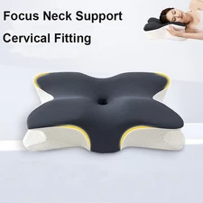 Cervical Ergonomic Contour Neck Pillows Neck Pain Relief Memory Foam Bed Pillow