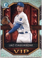 2025 Bowman Chrome Jac Caglianone VIP-11 Mega Box Mojo Refractor Royals