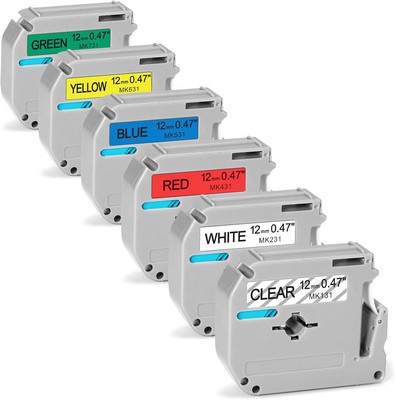 M-K231 Brother M Label Tape PTouch PT-M95, PT-90, PT-70, PT-65 lot