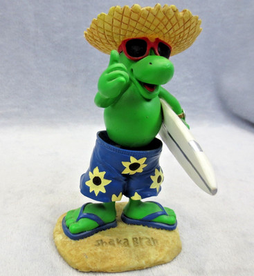 KC Hawaii Gecko Dashboard NO KA OI Hula Doll 6'' Shaka Brah Surfer Beach Party