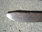 ANTIQUE FOSTER BROS USA CARBON STEEL BLADE HICHORY HANDLE BUTCHER KNIFE 11.5” — photo 4