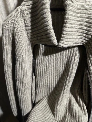 Haider Ackermann Wool Driver's Knit Sweater Beige Size M image 2