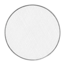 Mainstays Uncoated 16" Stainless Steel Pizza Pan Screen, Crisper, Large, Gray