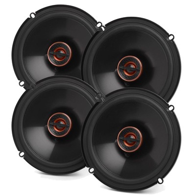 Infinity (2) Pairs REF607FSL EZFit 6-1/2  Co-axial car audio speaker Shallow ...