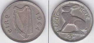 3 pence 1964