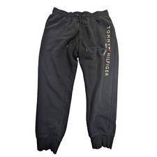Tommy Hilfiger Women's Navy Joggers Sweatpants Est. 1985 Logo XL