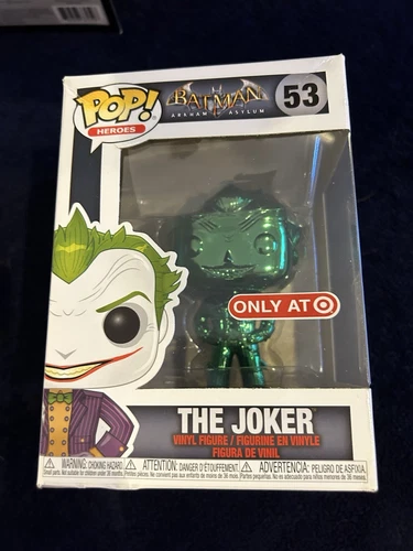 Funko Pop! Vinyl: Batman: Arkham Asylum - The Joker (Chrome) (Green) - Target...