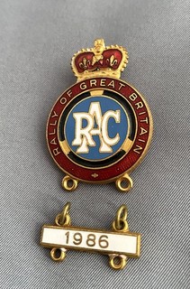 Rally Of Great Britain. RAC Royal Automobile Club Motorsport Enamel Pin Badge