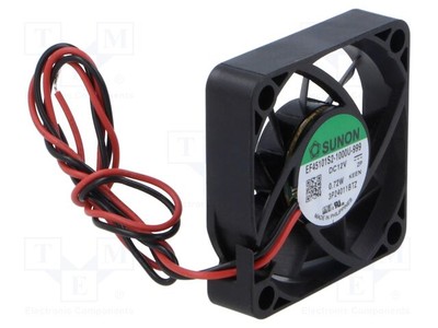Lüfter: DC axial 12VDC 13,93m3/h 45x45x10mm gleitend 29,3dBA