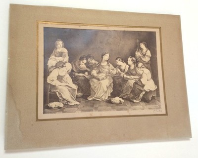 E. BALDUS painting photograph photo dimensions: 23x17 cm