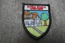 World Bowls Worthing Woven Cloth Patch Badge (L13S)