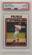 2005 Topps 1st Edition Albert Pujols #100 St. Louis Cardinals PSA 10