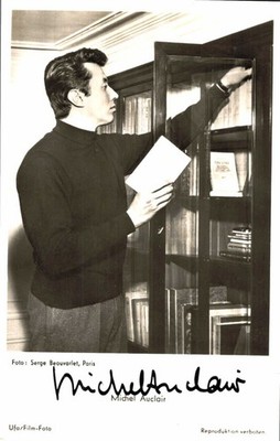 Michel Auclair     **    Original Unterschrift auf Karte **   N 186 a